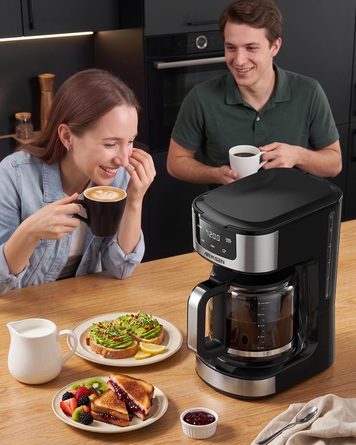 12-Cup Programmable Drip Coffee Maker D495