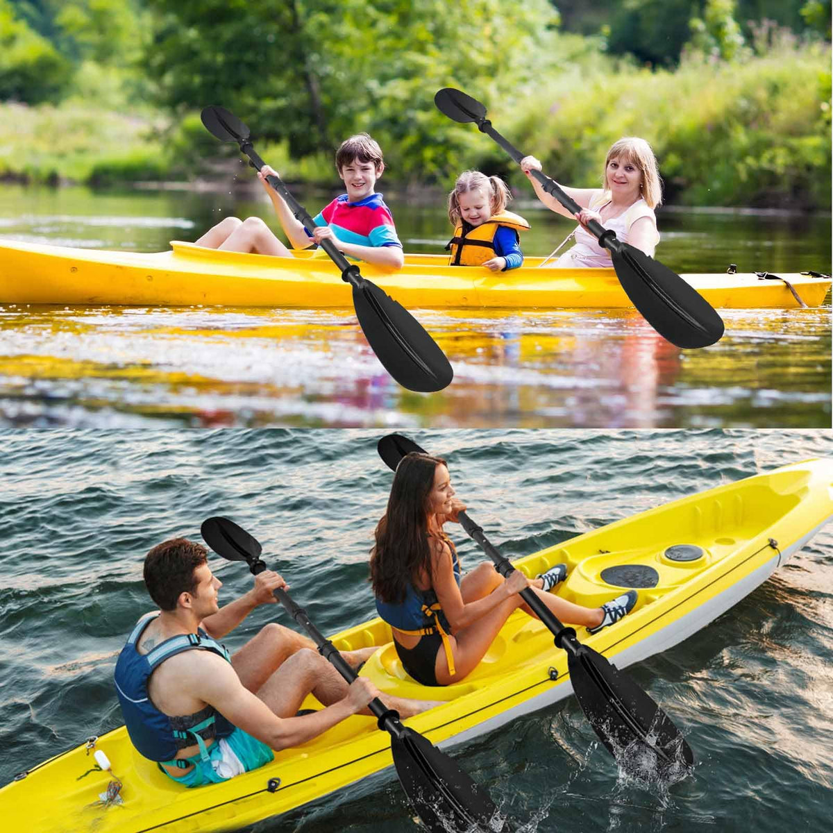 Adjustable Kayak Paddle with Drip Loop I5086