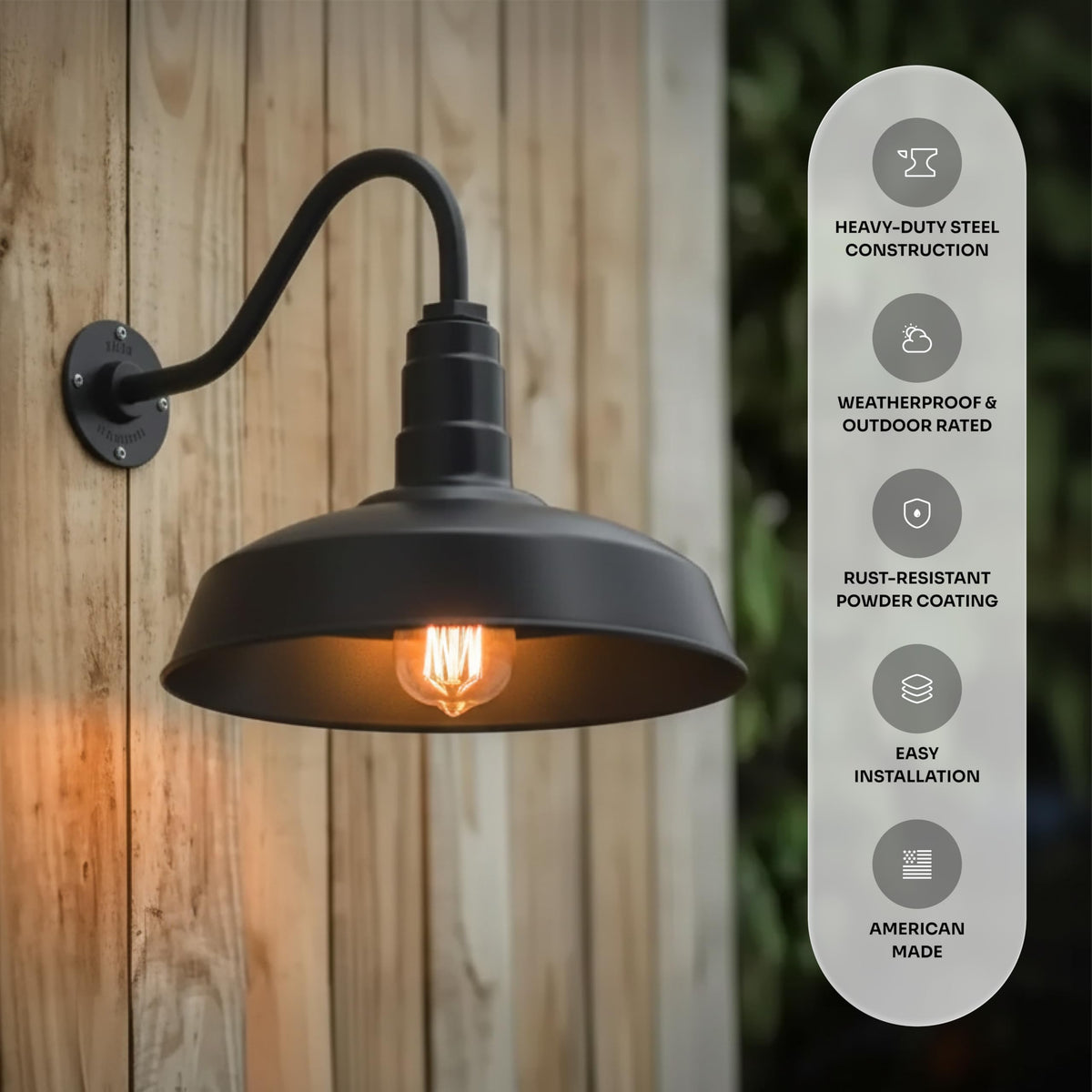 23" Gooseneck Barn Light Outdoor X9249