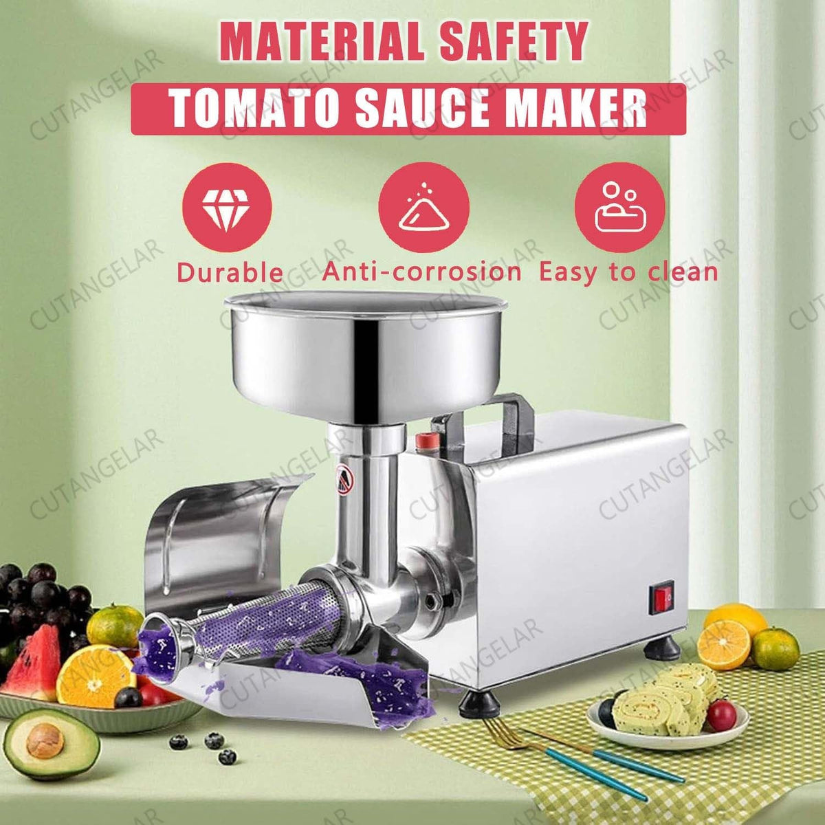 450W Stainless Steel Electric Sauce Maker M701383