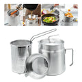 68oz Stainless Steel Oil Filter Pot with Fryer Basket O6146