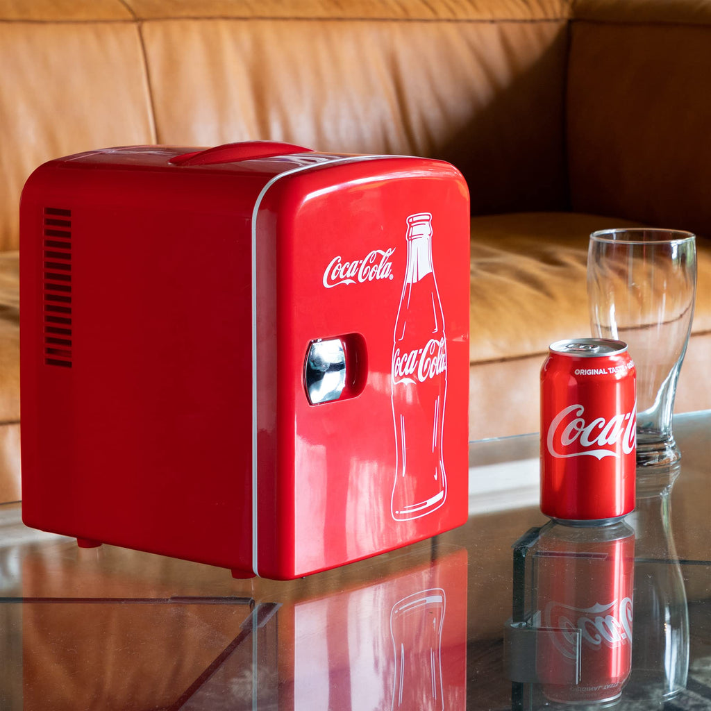 Red 6 Can Mini Fridge P501