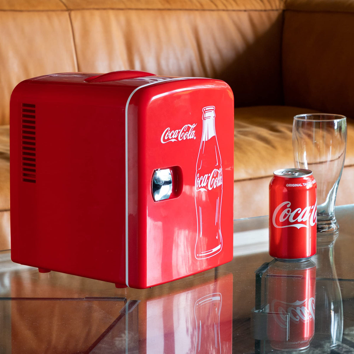 Red 6 Can Mini Fridge P501