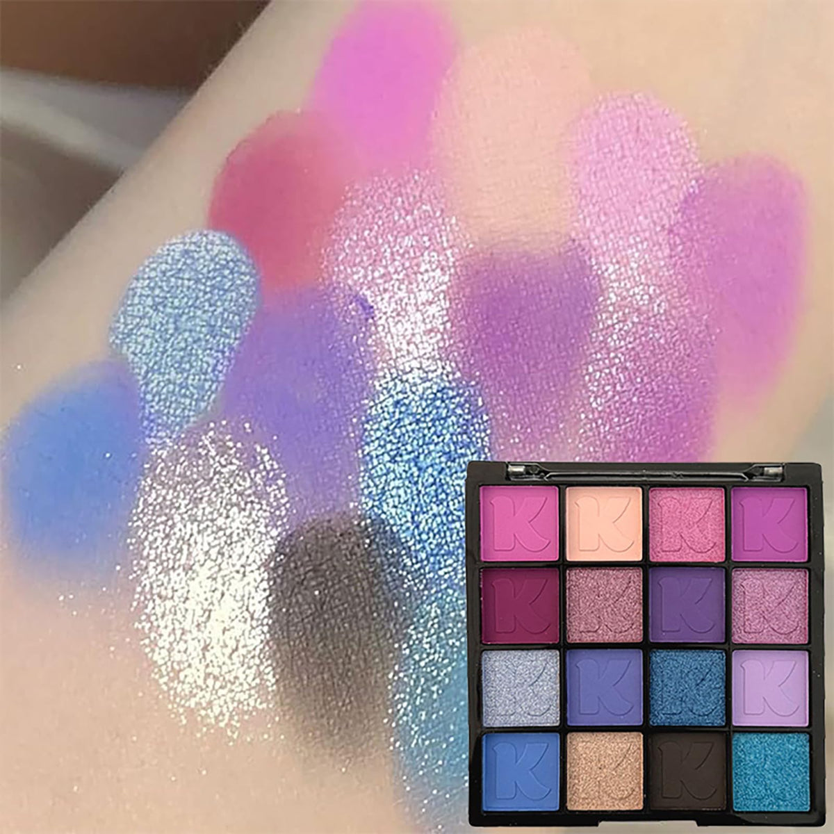 Matte Glitter Eyeshadow Palette V665