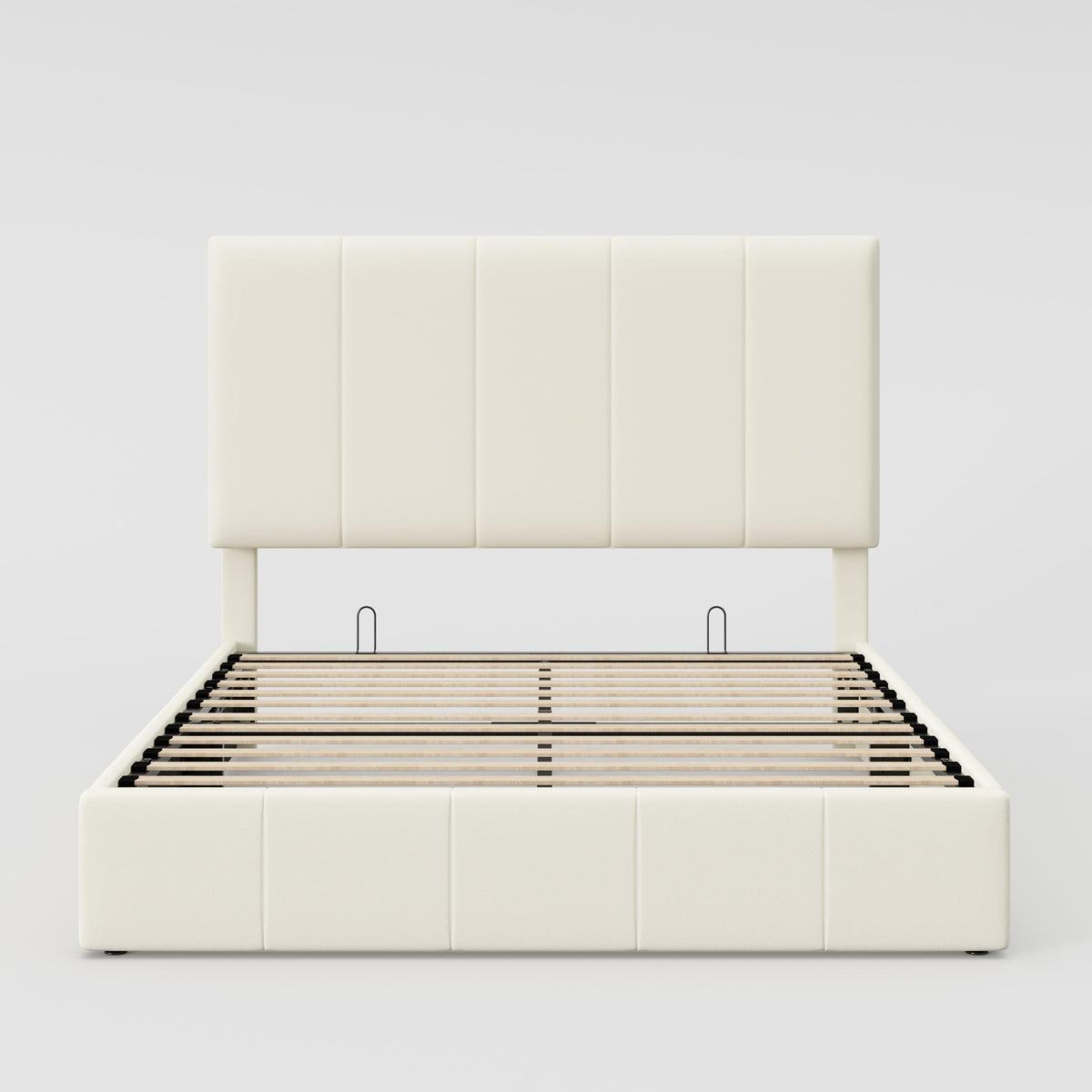 Queen Size Velvet Lift Up Storage Bed Frame V705