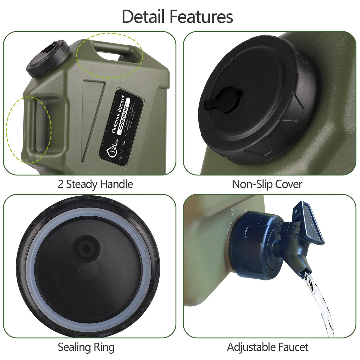 BPA Free Water Containers with Spigot I16630
