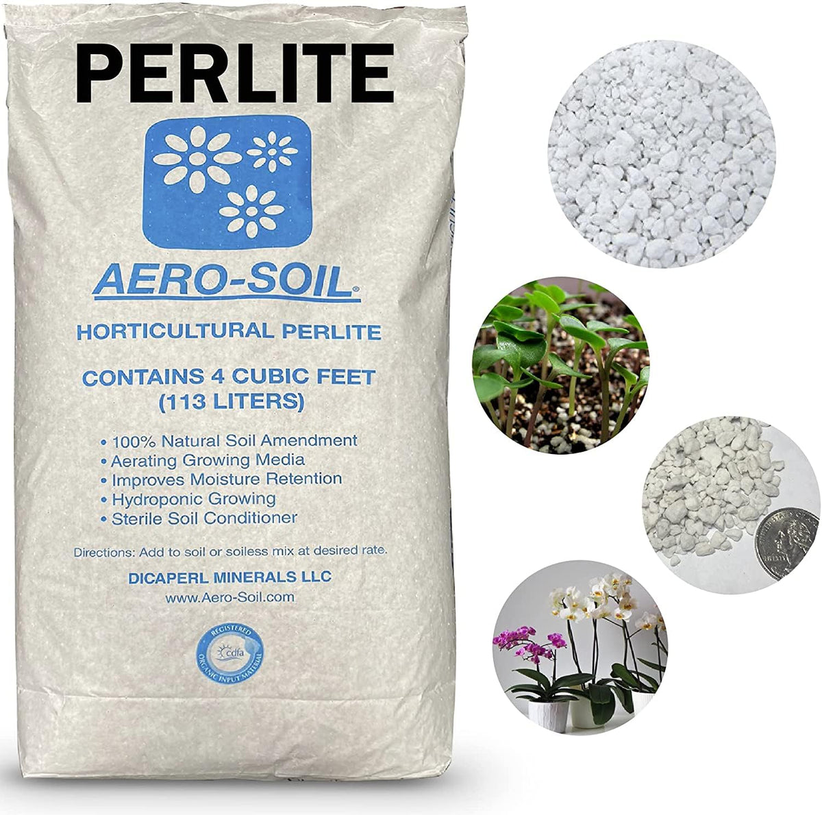 Perlite Horticultural Soil Additive 4 Cubic Foot F213