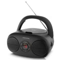 AM/FM Top Loading CD Player Portable Stereo with Auxiliary Input and LED Display L8479