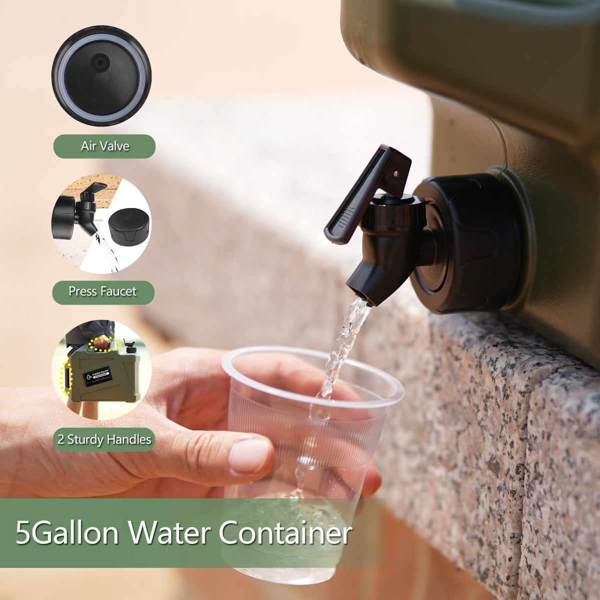 BPA Free Water Containers with Spigot I16630