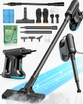 14-in-1 Lightweight Detachable Handheld Steam Mop Black M627953
