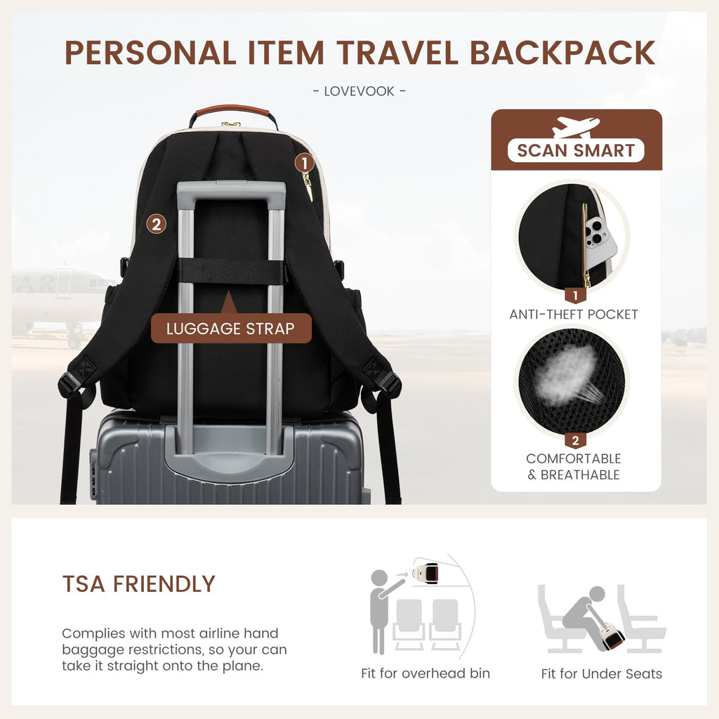 15.6 Inch Laptop Backpack with Pouch Pocket O835