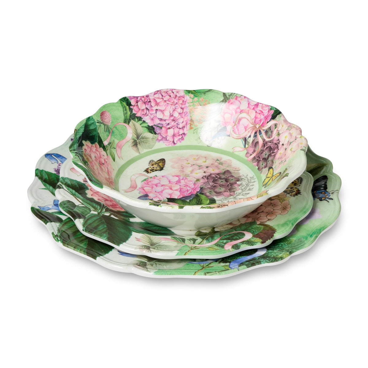 Melamine 12-Piece Dinnerware Set Service for 4 Y6926