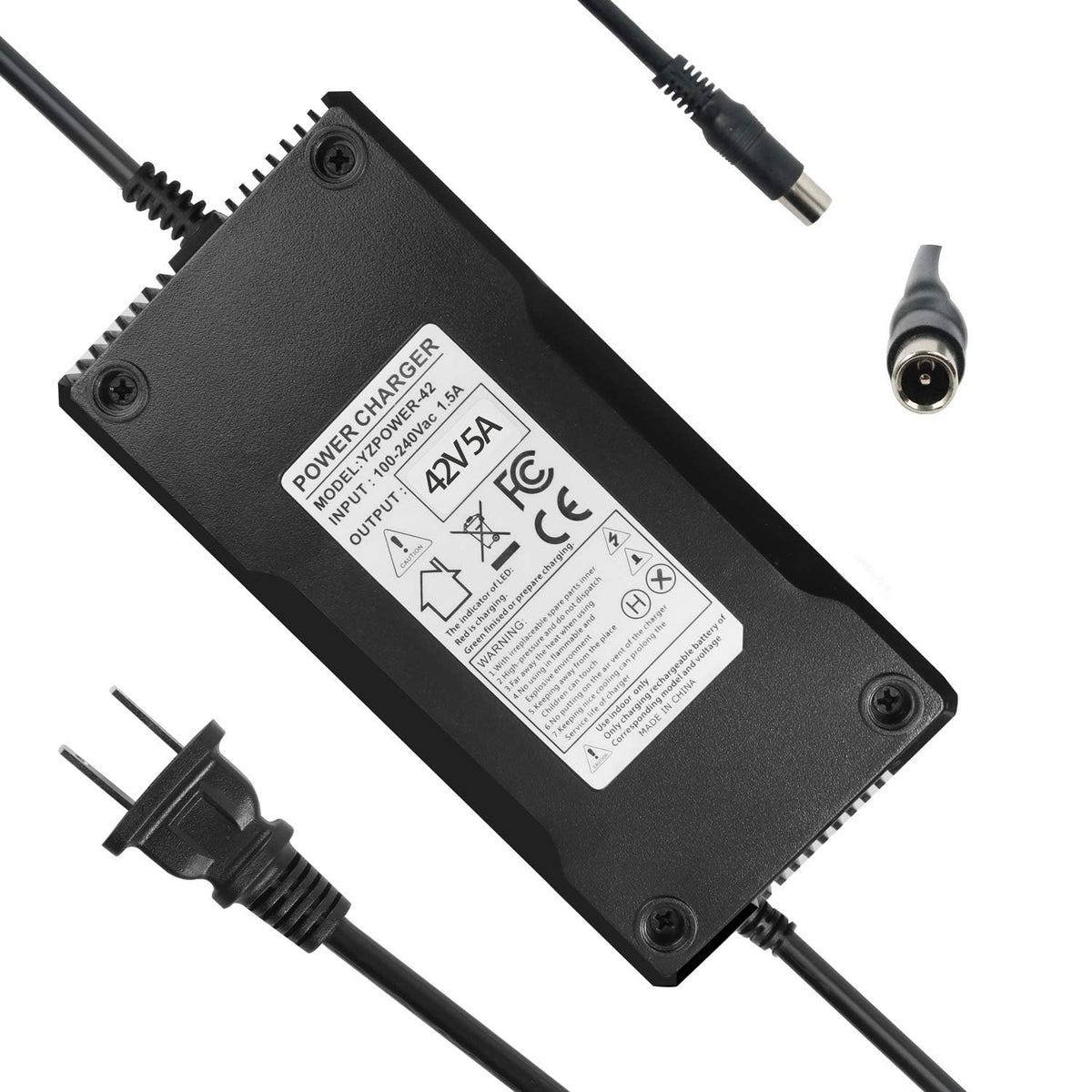 42V 5A Lithium Battery Charger 8mm Connector W268638