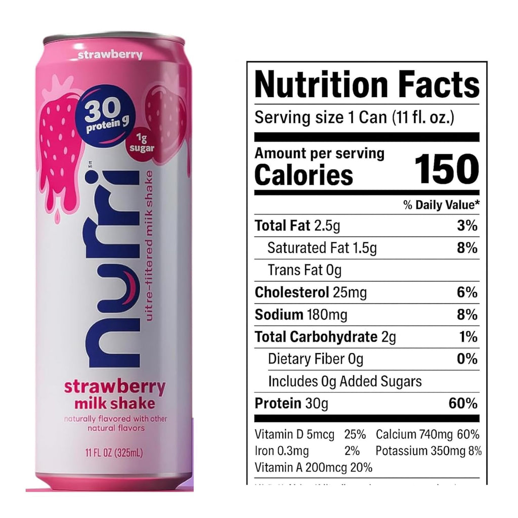 30g Protein Low Sugar 11 fl oz Protein Shake 12-Count Variety Box Q254