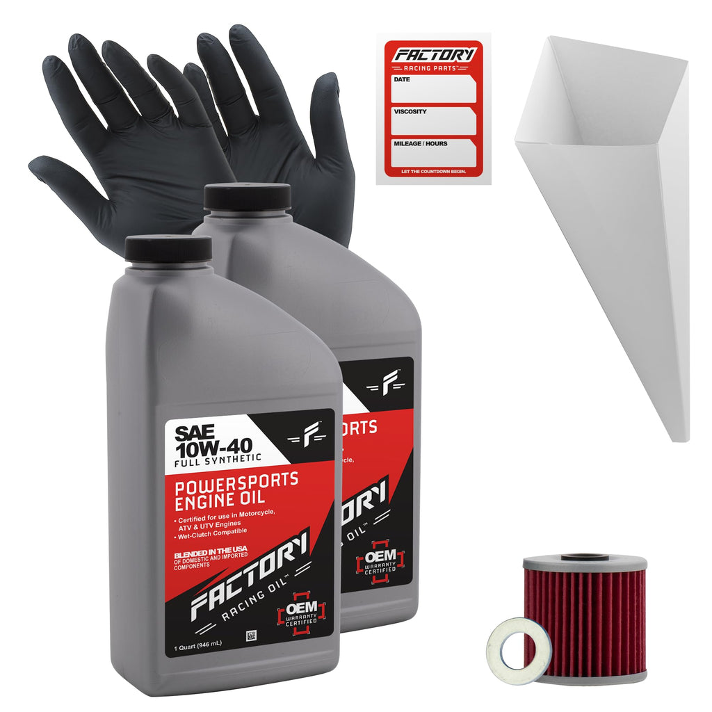 Oil Change Kit compatible with Kawasaki KEF300, KLF300 Y631