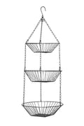 3-Tier Chrome Hanging Baskets S945