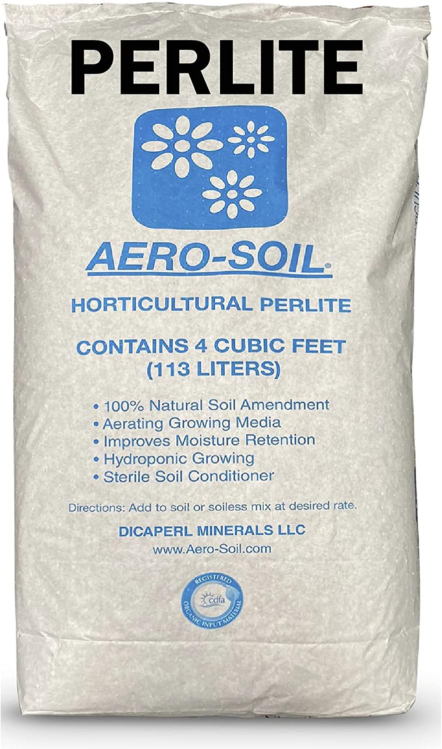 Perlite Horticultural Soil Additive 4 Cubic Foot F213