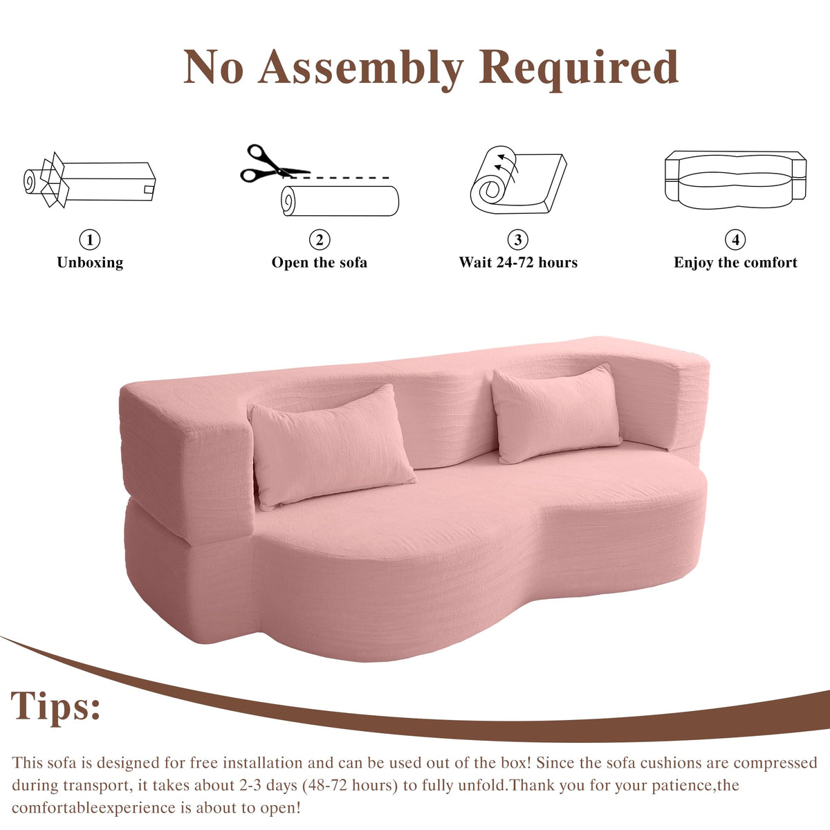 Convertible Sofa Bed W895