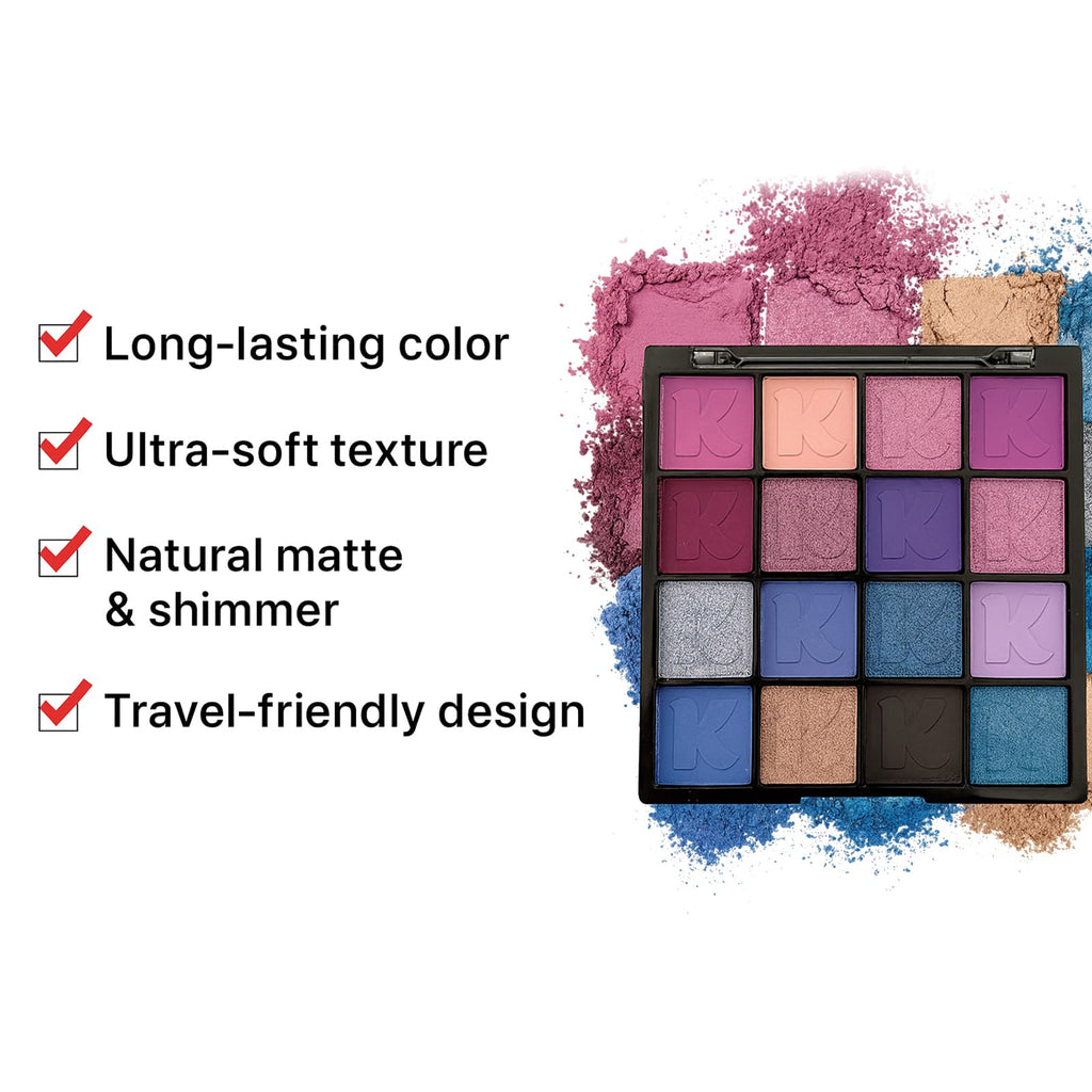 Matte Glitter Eyeshadow Palette V665