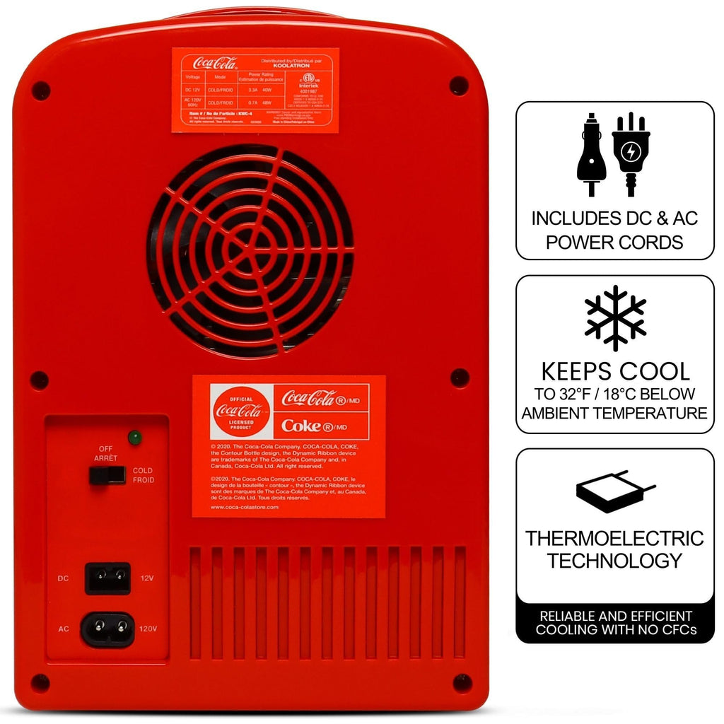 Red 6 Can Mini Fridge P501