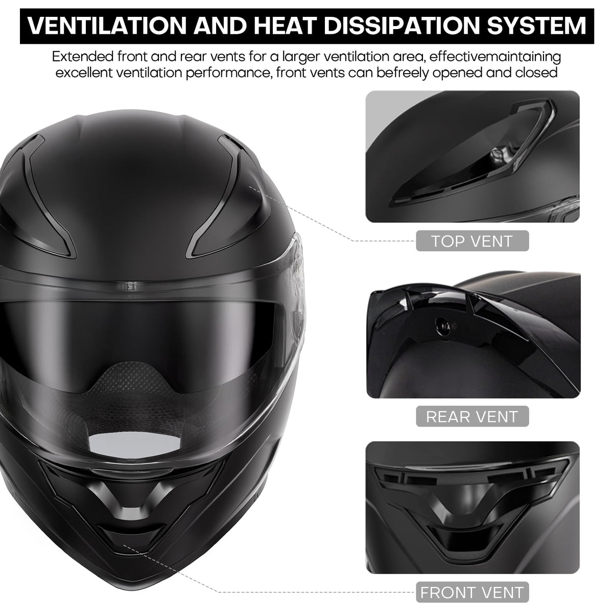 Modular Motorcycle Helmet with Bluetooth B390