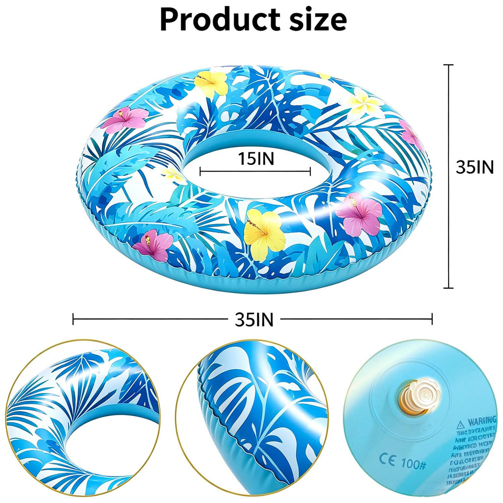 4-Pack 35" Inflatable Pool Floats M900