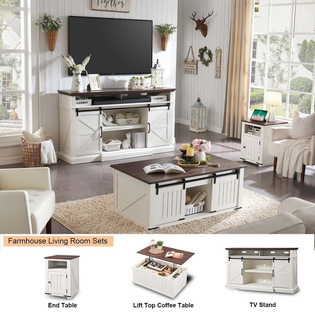 White TV Stand I255