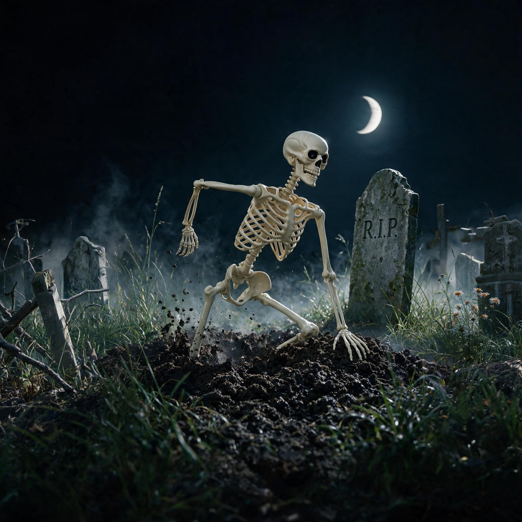 5.4FT Skeleton Halloween Decoration W914916