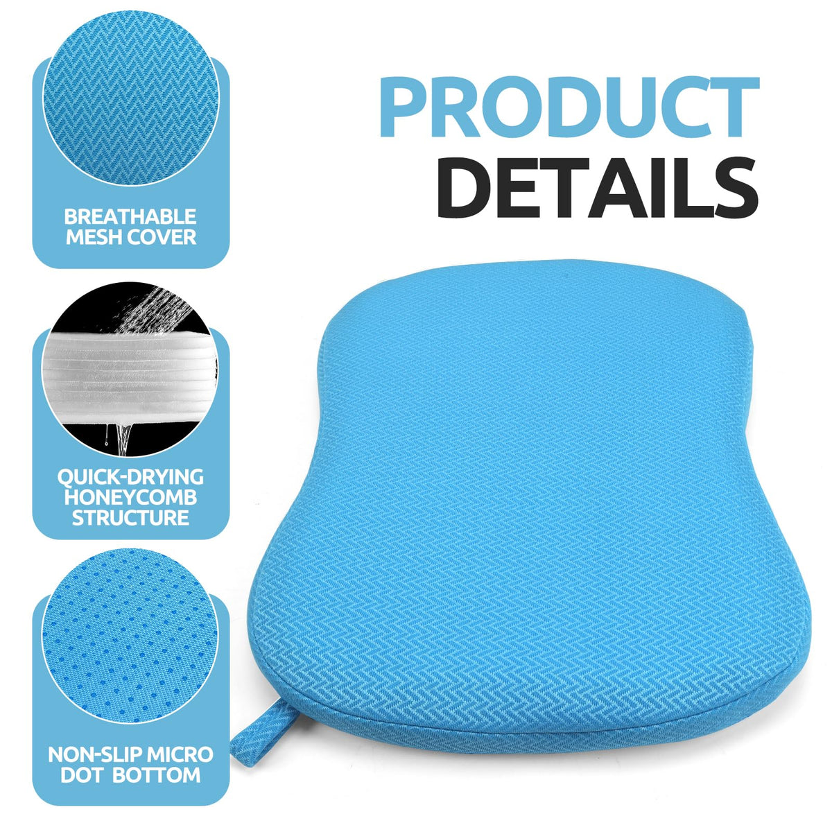 Shower Seat Cushion with Hook L350