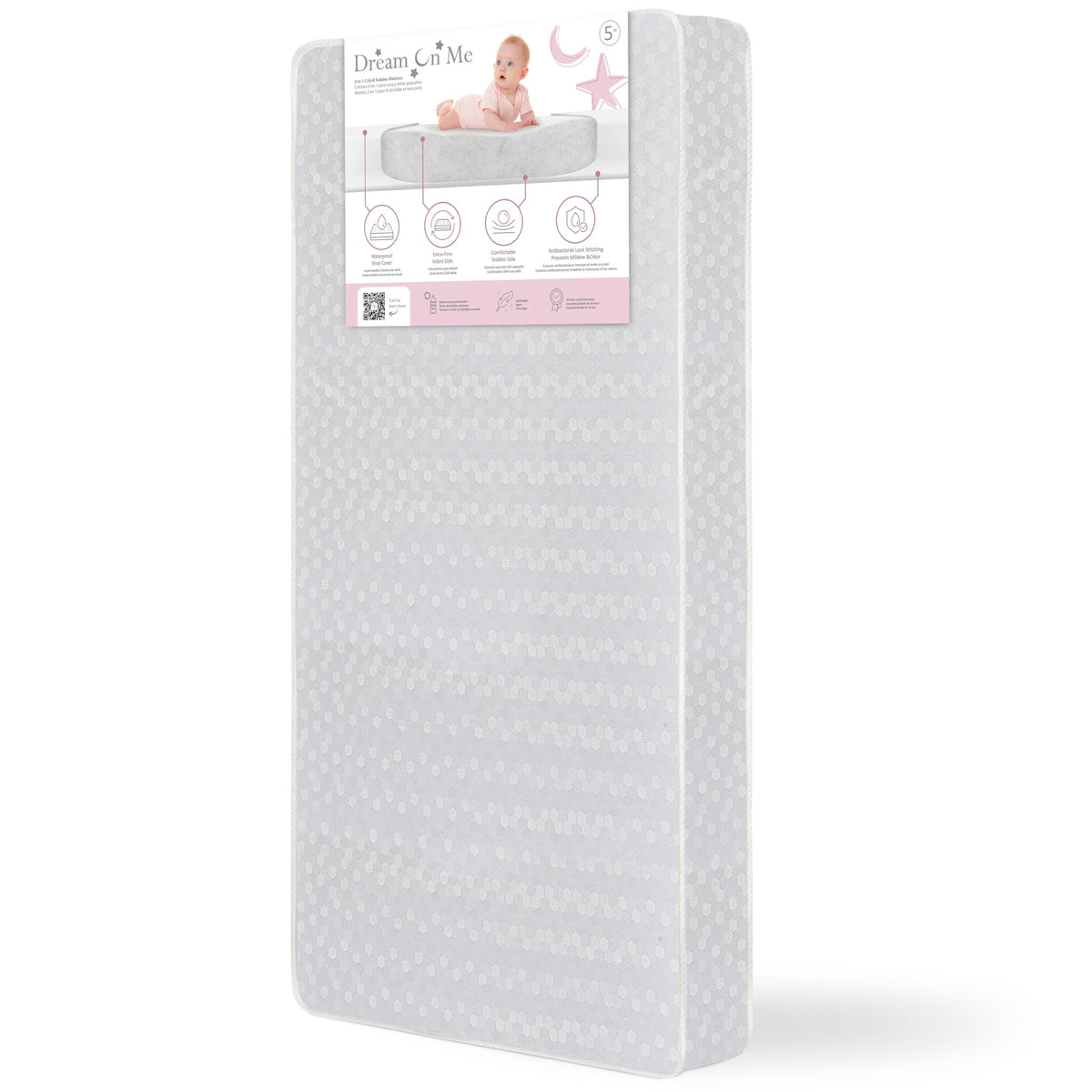 2-in-1 Baby Crib Mattress E44484