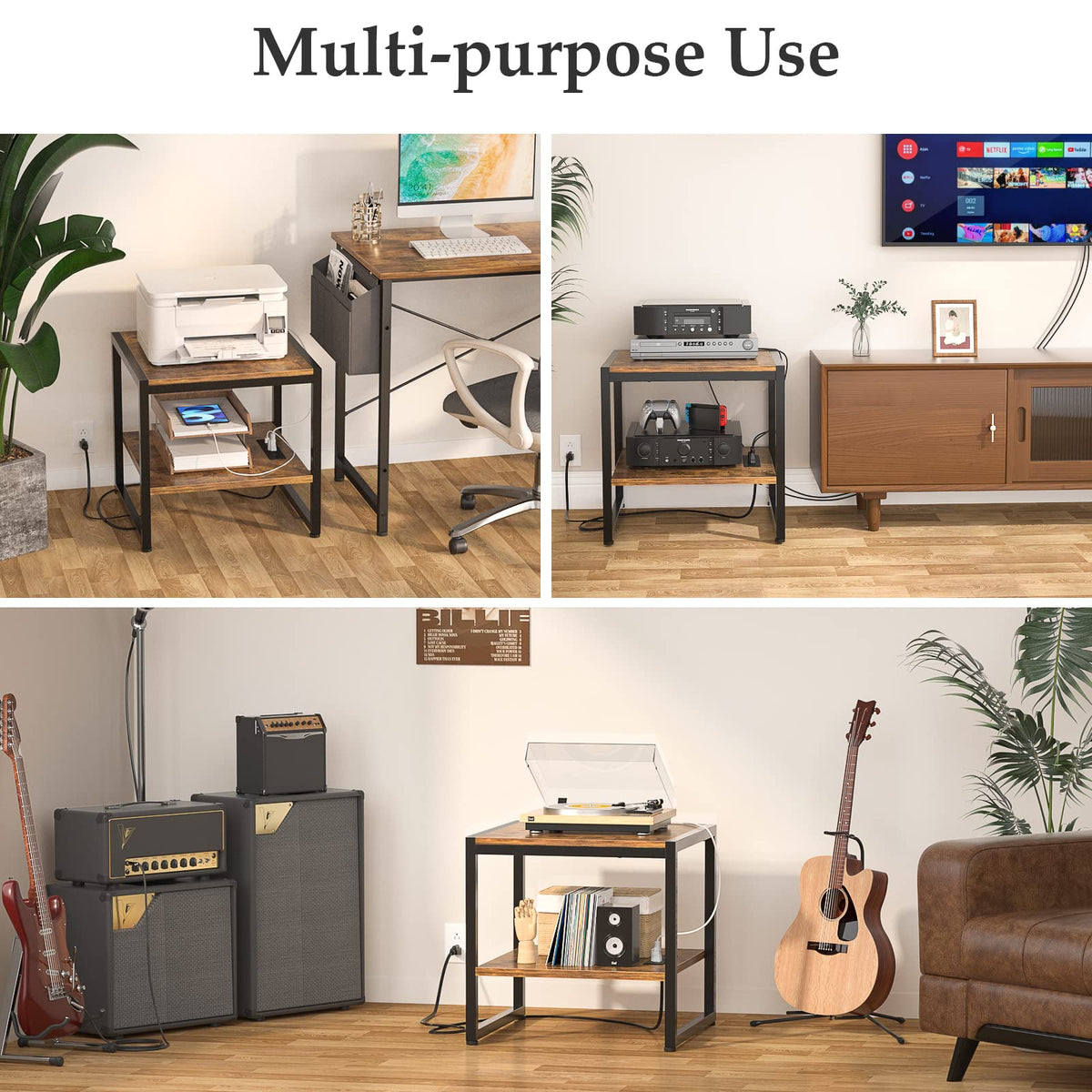 End Table with Charging Station, 2 Pack Q8422