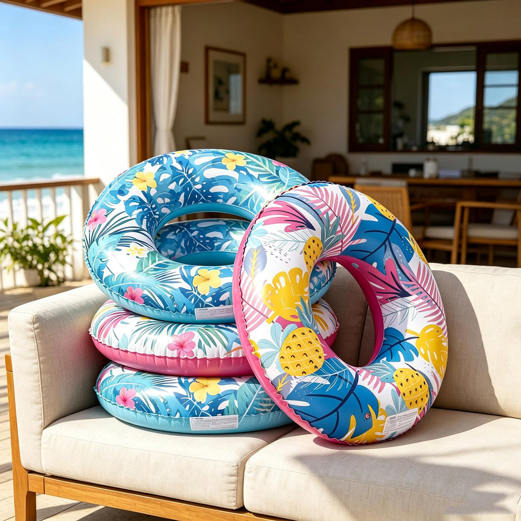 4-Pack 35" Inflatable Pool Floats M900