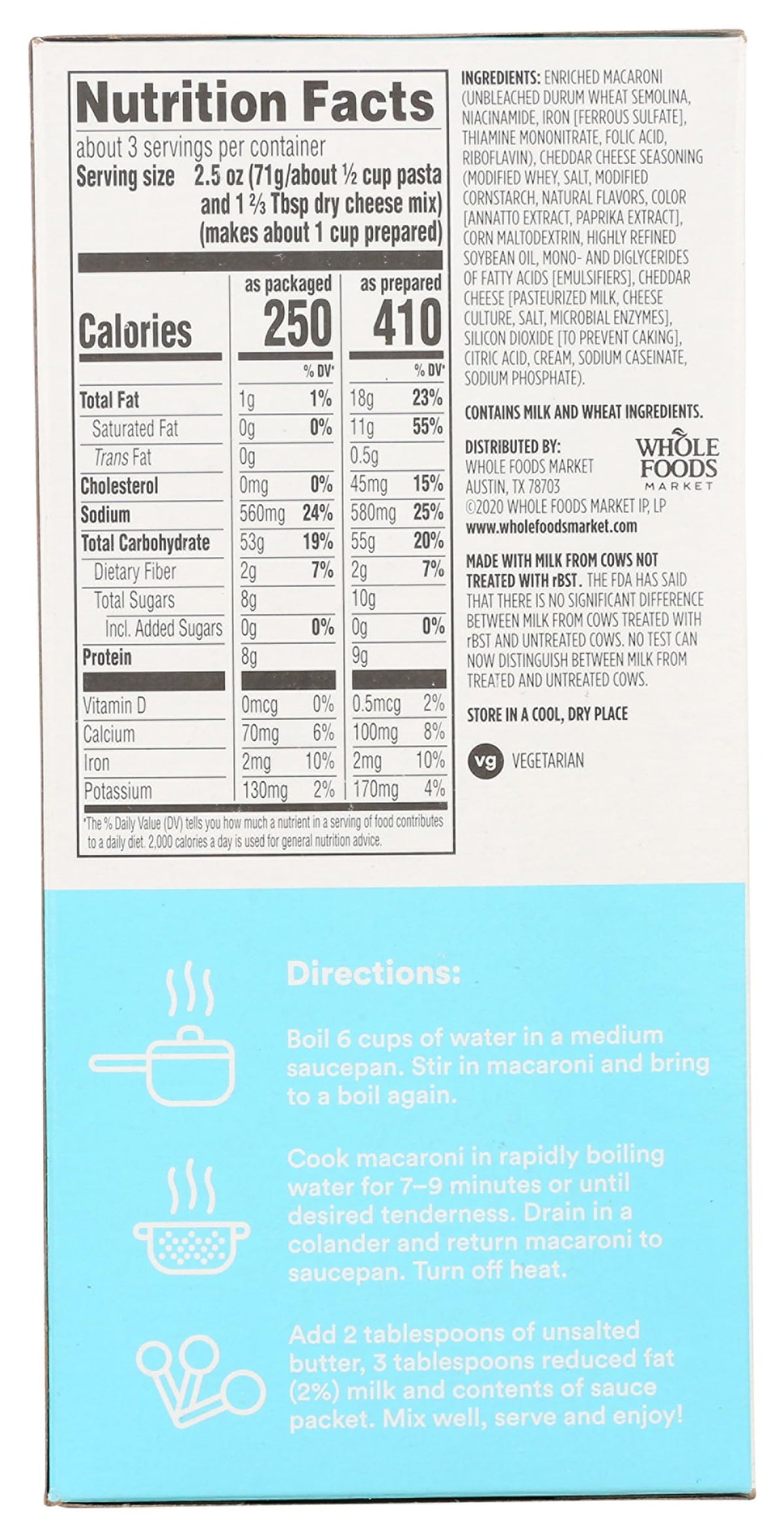 Macaroni & Cheese 7.25 Ounce L6908