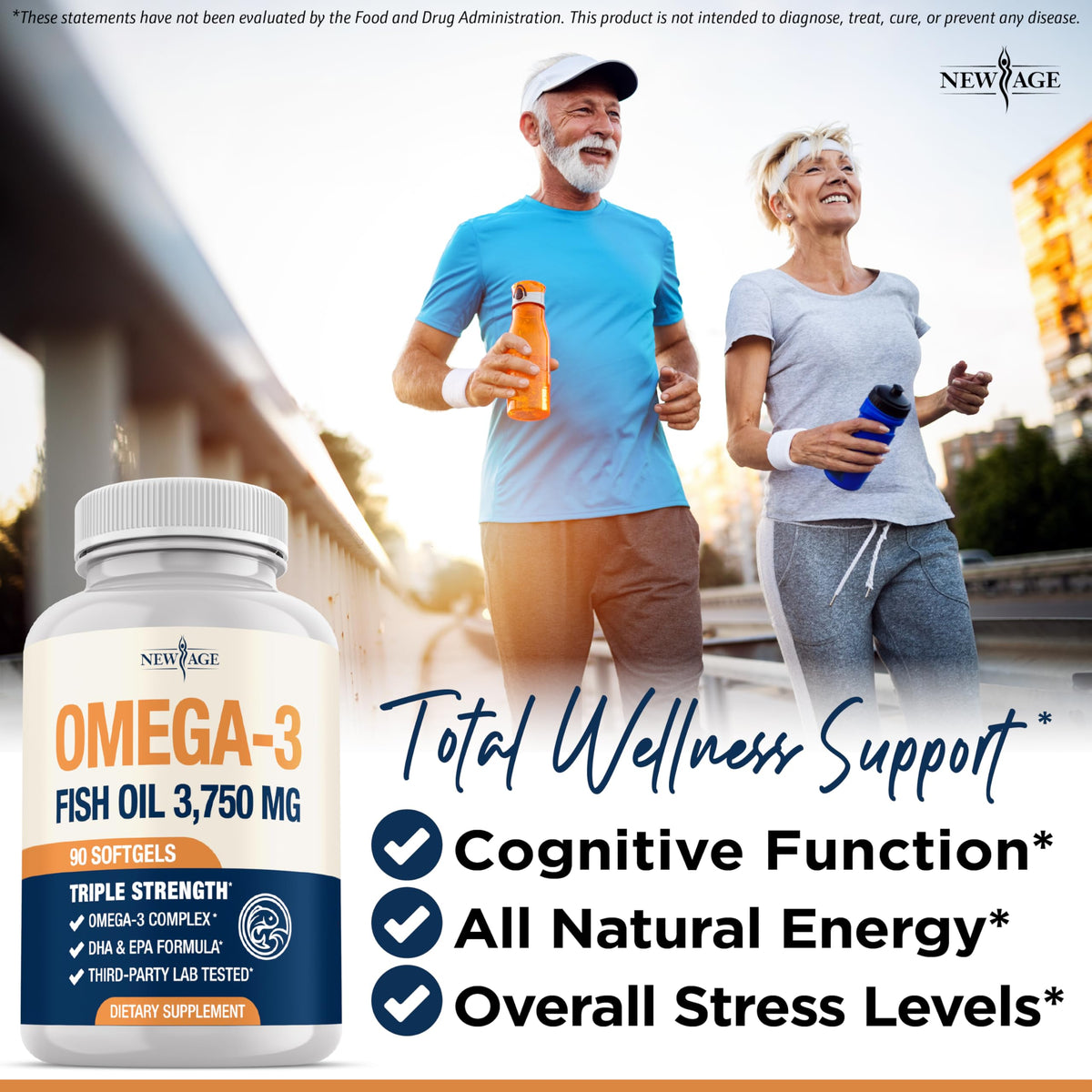 Triple Strength Omega 3 Fish Oil 3750 mg EPA & DHA 180 Count K774887