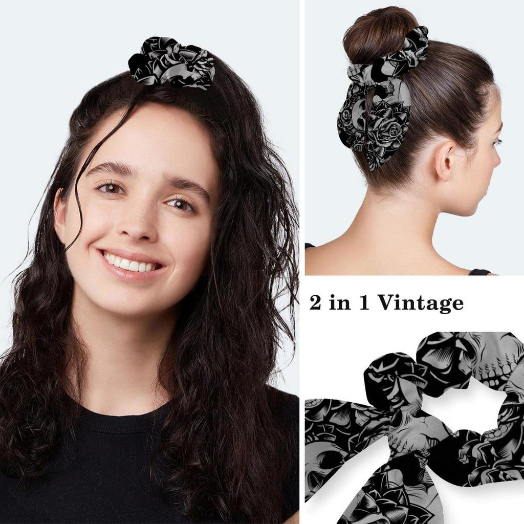 Lace-Up Hat with Scrunchies One Size N2516