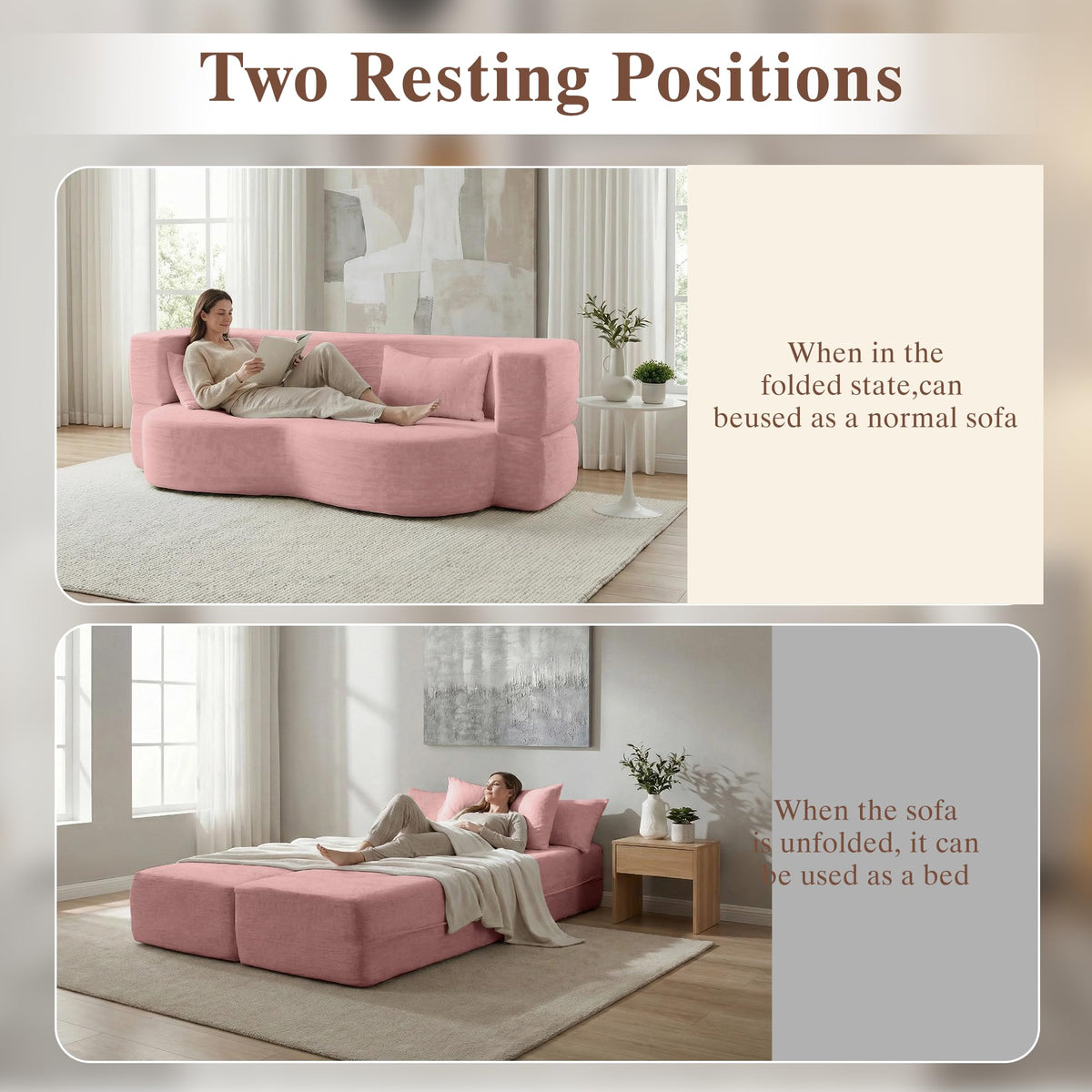 Convertible Sofa Bed W895