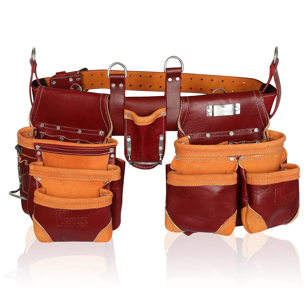 Maroon Leather Tool Belt H37442