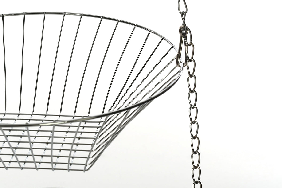 3-Tier Chrome Hanging Baskets S945