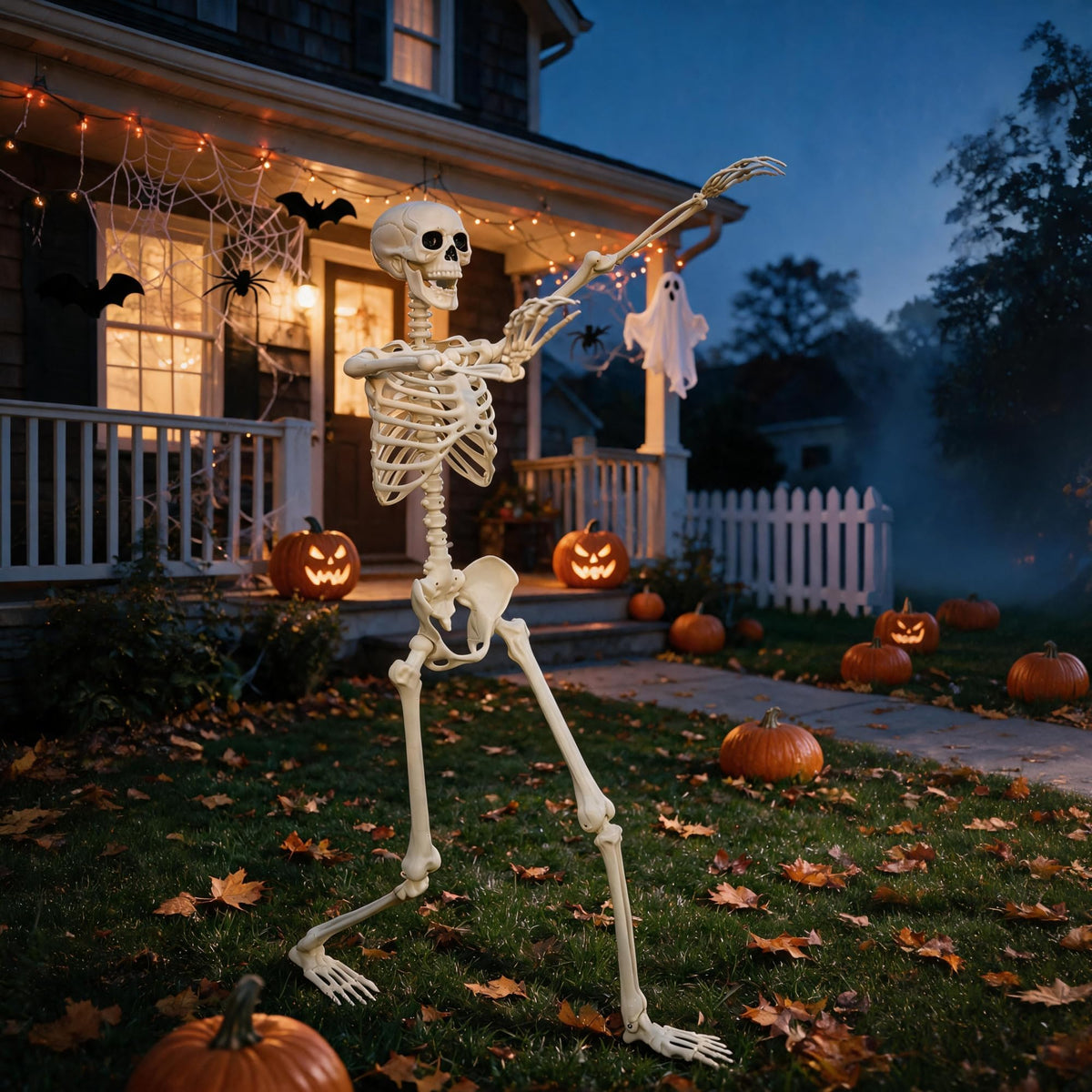 5.4FT Skeleton Halloween Decoration W914916
