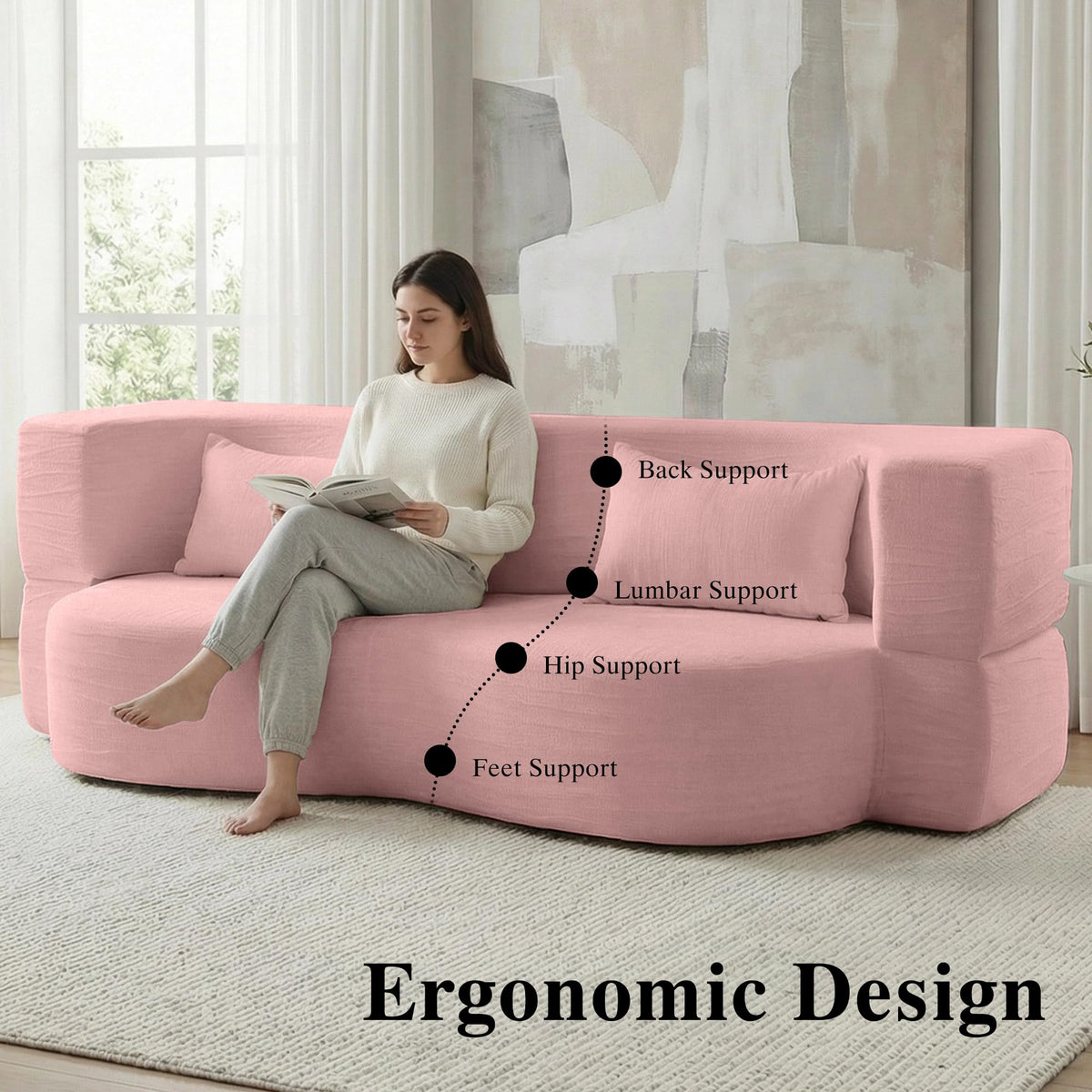 Convertible Sofa Bed W895