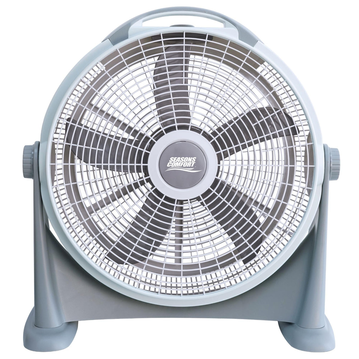 20 Inch High Velocity Fan, 3 Speed, White/Gray L5557
