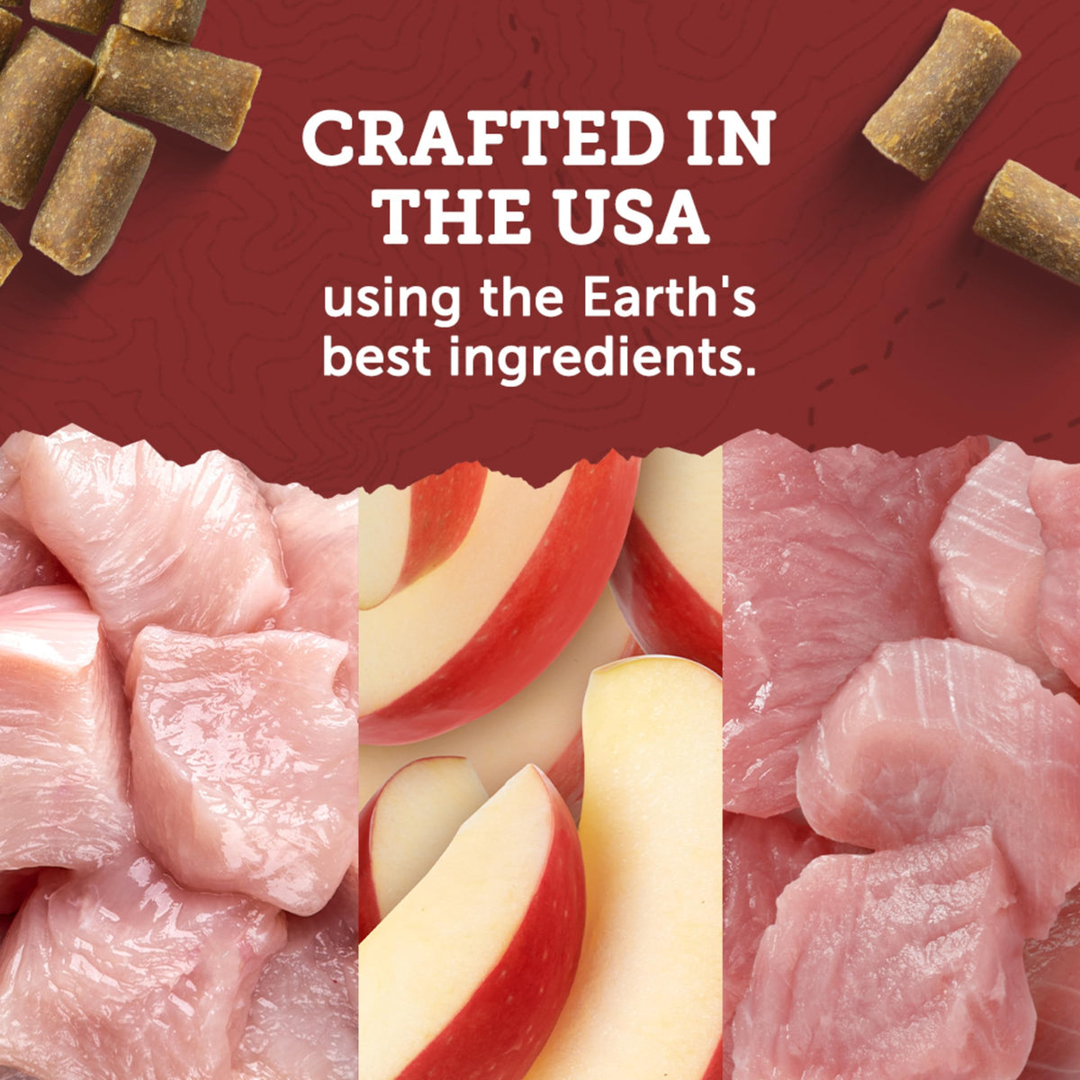 Chicken and Apple Recipe Dog Treats 6 oz R875