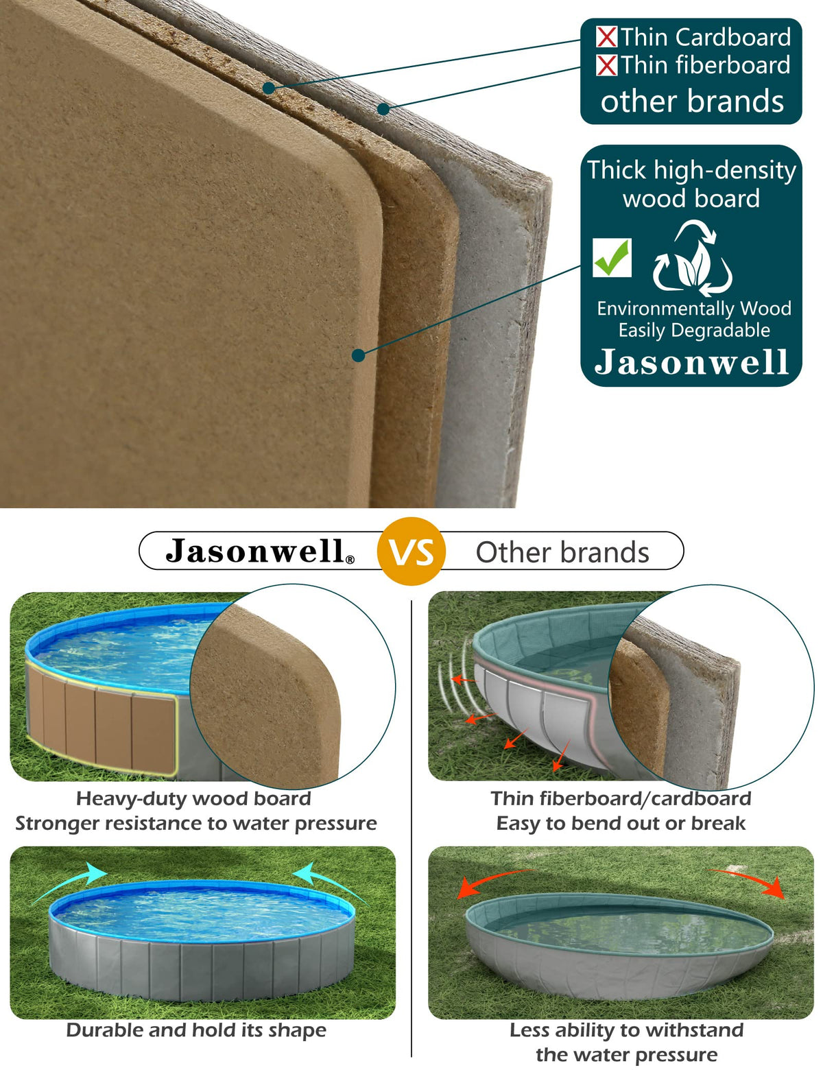 Foldable Dog Pet Bath Pool Collapsible 48" Grey K78525