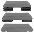 28.5'' Adjustable Exercise Step Platform with 4 Stackable Risers Q146048
