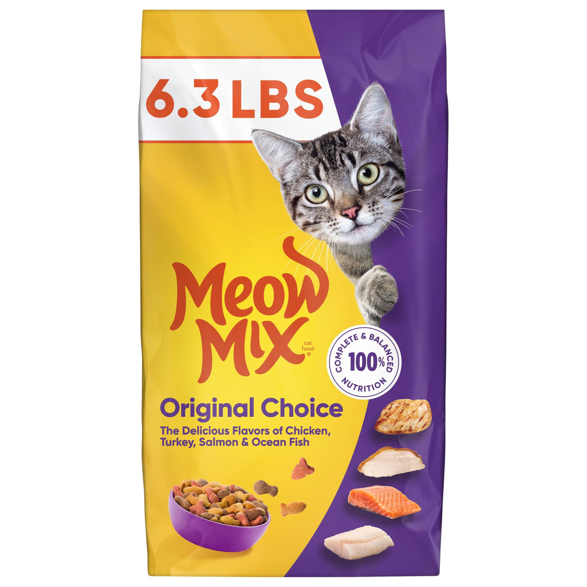 Dry Cat Food and Wet Cat Food Variety Pack B367352