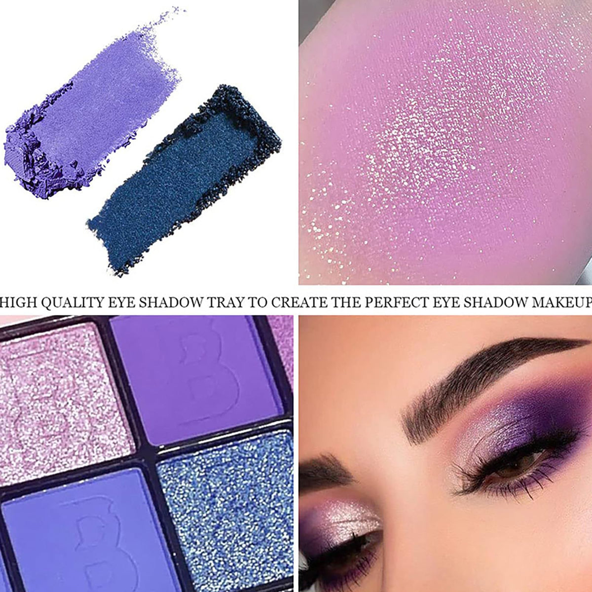 Matte Glitter Eyeshadow Palette V665