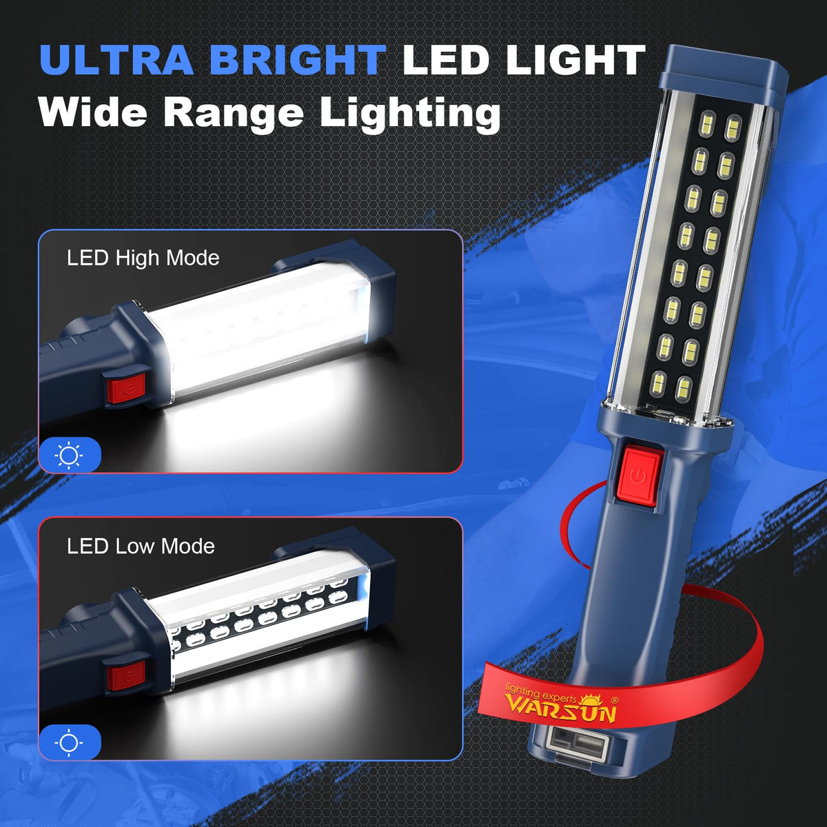 LED Rechargeable Magnetic Work Light A5229