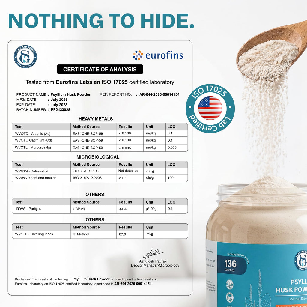 Psyllium Husk Powder 1.5lb K550