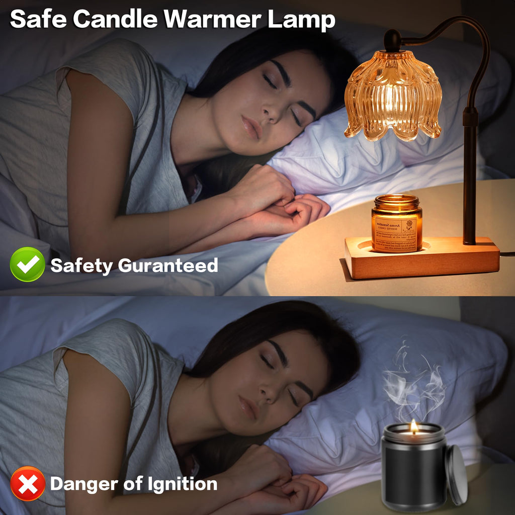Adjustable Dimmable Candle Warmer Lamp with Timer T158559