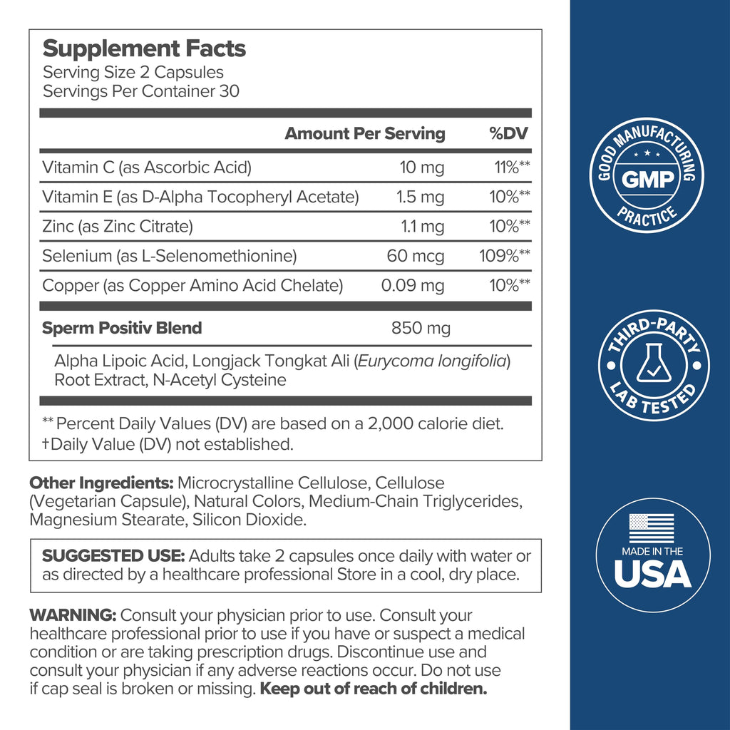 Sperm Health Support 30-Day Supply Q98589